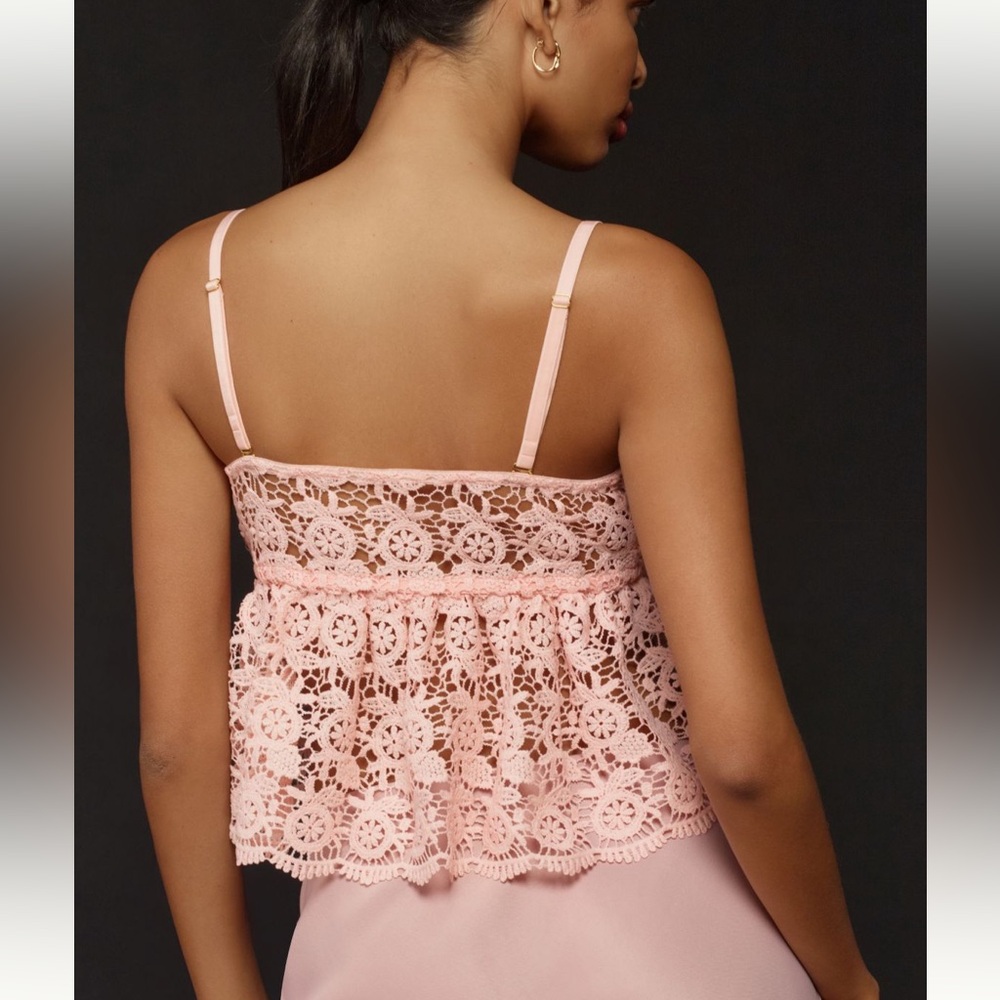 Anthropologie crochet lace cami - Picture 3 of 5